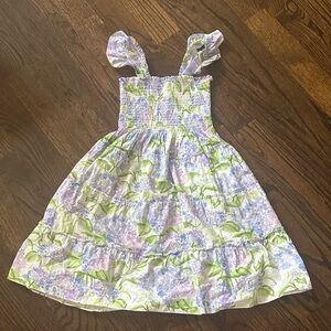 Hill House Girls Hydrangea Sundress with Ruffled Straps
